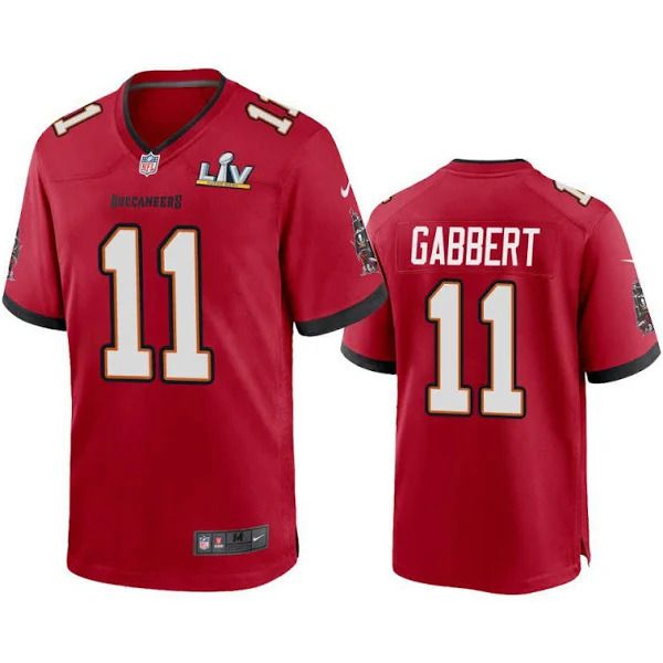 Men Tampa Bay Buccaneers 11 Blaine Gabbert Nike Red Super Bowl LV Game NFL Jersey